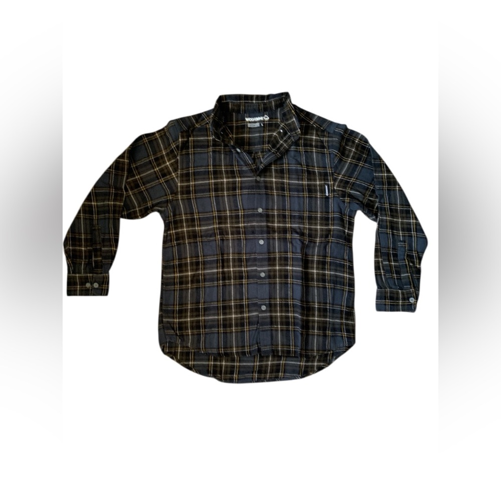 Wolverine Black and Yellow Plaid Shirt